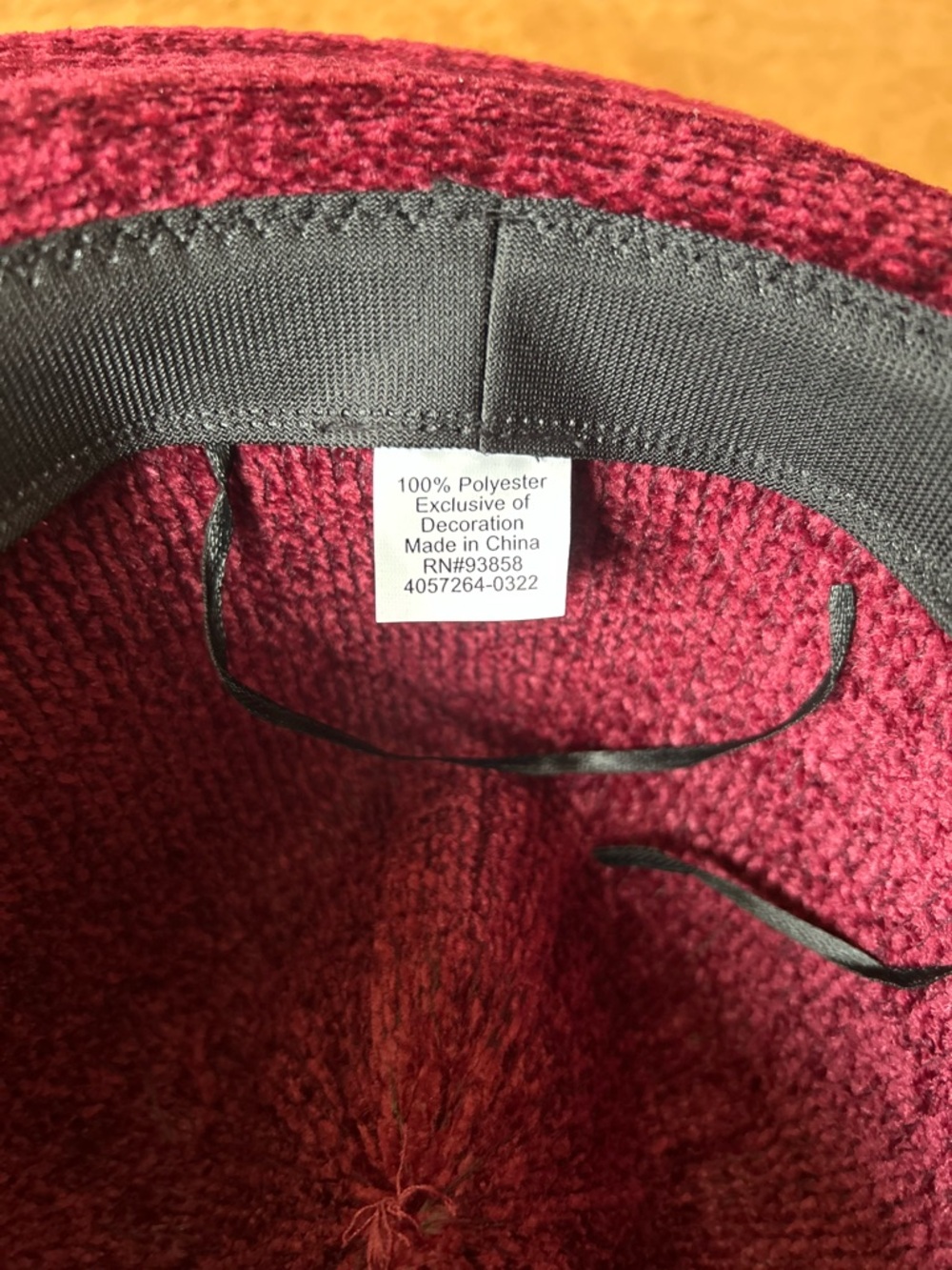 Purple Wide-Brim Fedora Hat with Braided Band - Picture 3 of 4